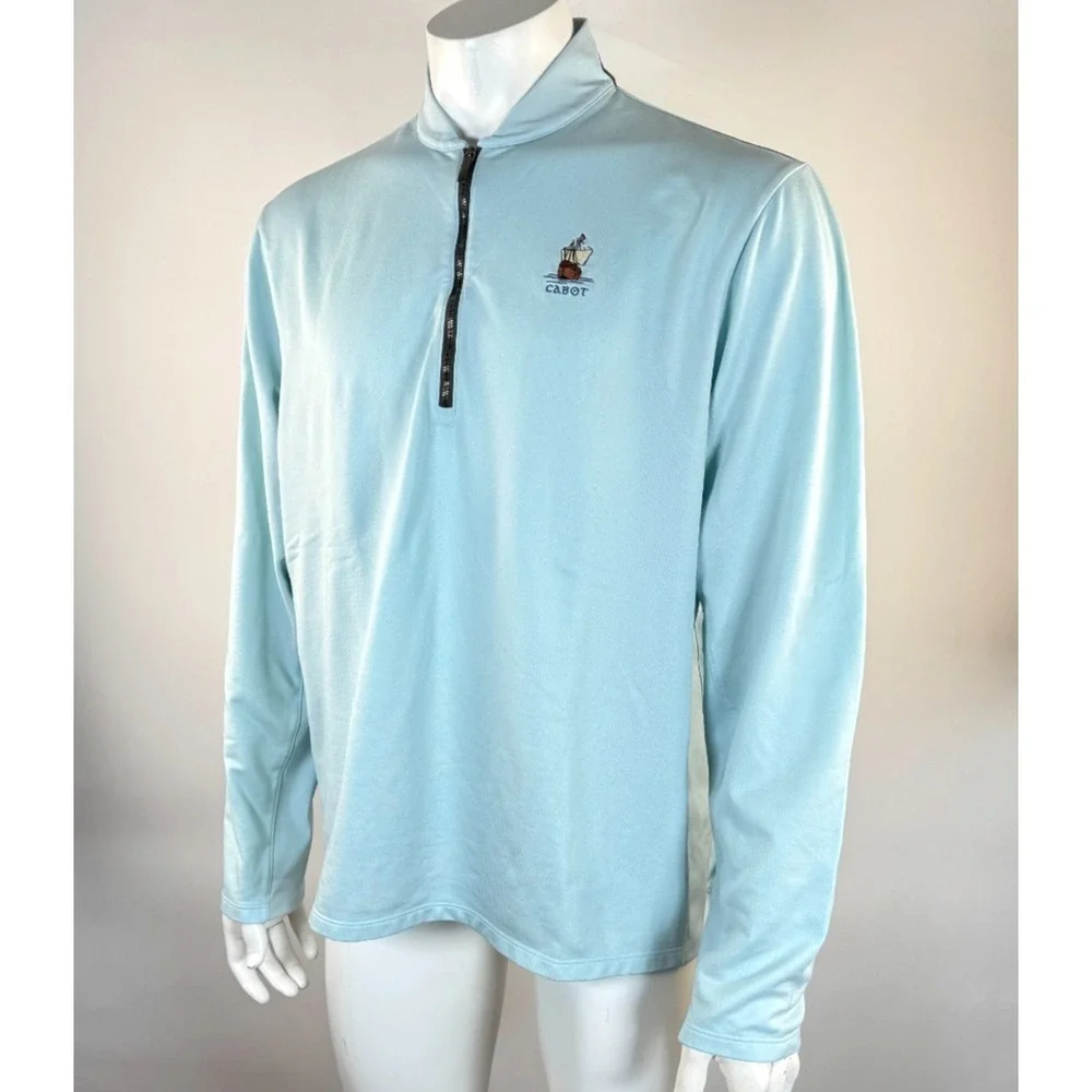 Greyson 1/4 Zip Pullover Sweater Mens‎ XL Long Sleeve Stretch Nylon Golf Jacket